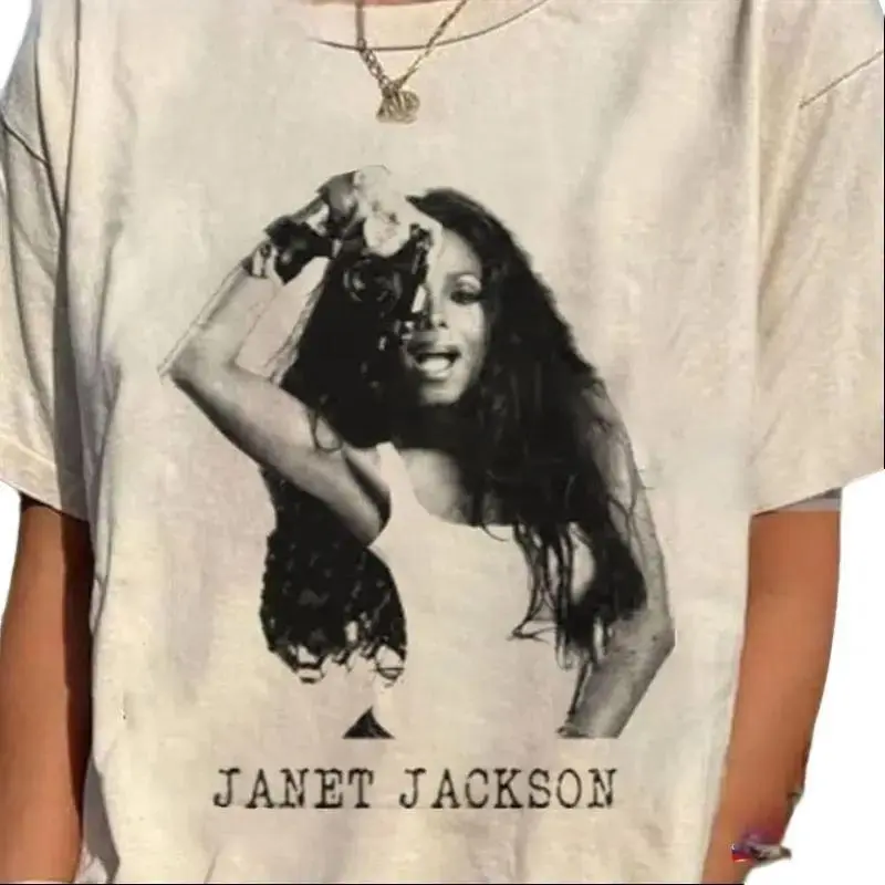 [Sale Up To 30%] Janet Jackson 90S Vintage Shirt Together Again Tour 2024 Fan Gifts Sweatshirt T-Shirt Cotton Menswear Cotton Menswear Cotton Menswear