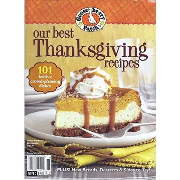 Used the Cookbook: Our Best Thanksgiving Recipes - 101 Festive Crowd-Pleasing Dishes (2014, Softcover) for Home Cooking, Dinner Ideas, Food Ideas Dinner