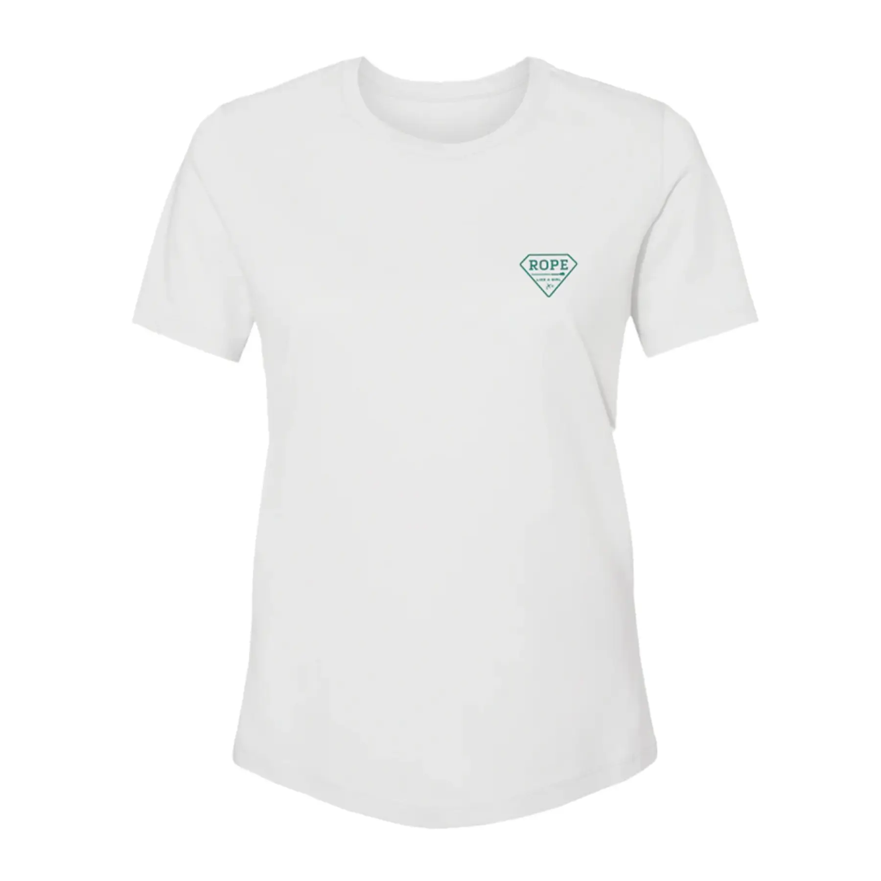 Hooey Ladies Bodega Graphic White T-Shirt HT1677WH