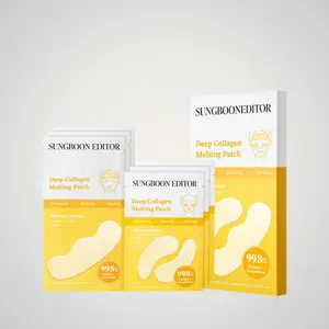 SUNGBOON EDITOR Deep Collagen Melting Patch Set | Intensive Firming & Hydrating Patches  | Dissolving Micro-Collagen Technology | Boosts Elasticity, Smooths Fine Lines & Revitalizes Tired Skin