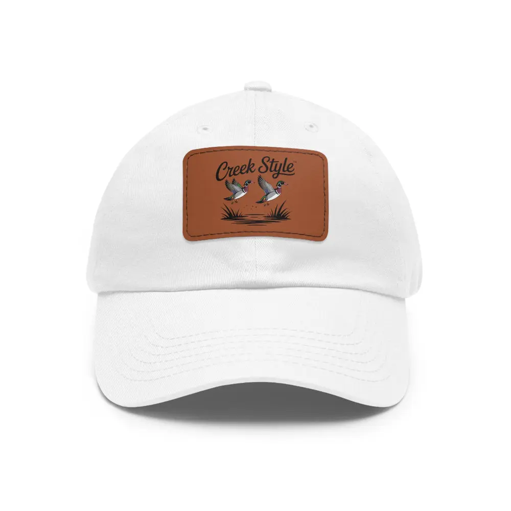 Creek Style™  "Wood Duck" Hat with Leather Patch