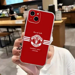 S-ManchesterS-ES UnitedS FC Phone Case for iPhone 17 Air 16 15 14 13 12mini 11 Pro Max Plus XR XS Transparent Silicone Cover