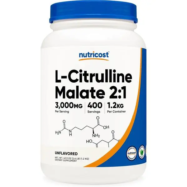 Nutricost L-Citrulline Malate Powder (2:1) 1.2KG Nutricost L-Citrulline Malate Powder (2:1) 1.2KG