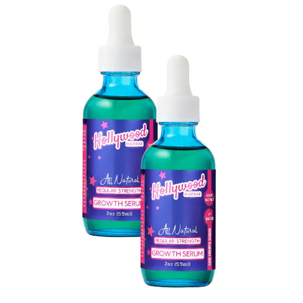 Hollywood Hair Bar Hair Rejuvenating 2pack Serum with Aurevec Indian Herbal Ingredients - Haircare Blend Calming