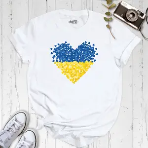 Ukraine Flag Shirt Ukraine Heart Tee Stop War T Shirt Peace Shirt Stand With Ukraine Tee Make Love Not War Protest Shirt Freedom Ukraine