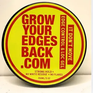 Best Edge control for 4c hair- Grow Your Edges Back Gel Haircare slick black women