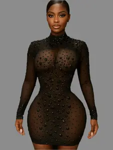 Kiane sexy women diamond elegant luxury gem dress