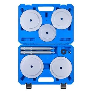 Bearing Press Kit, 7 Pcs, Bearing Race and Seal Driver Set with 5 Bushings, Handle Shaft and Extension Rod, Bushing Driver Tool Set, Heavy Duty Removal Installation Tool Kit with Storage Case