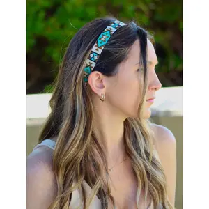 Turquoise Tribal Headband