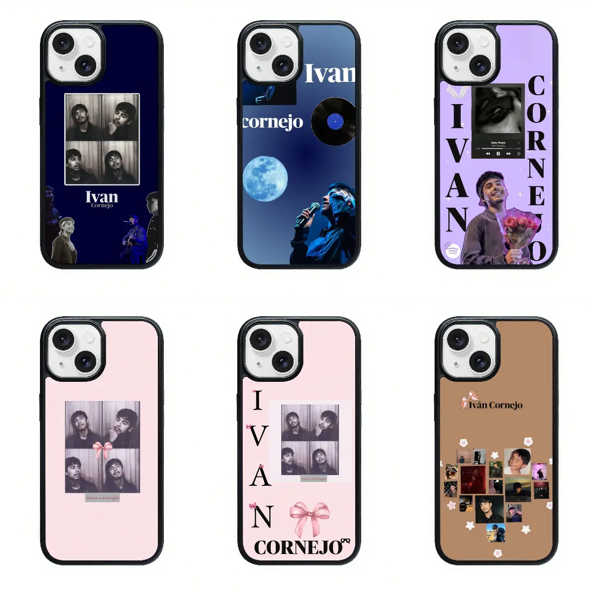 Ivan Cornejo Soft TPU Artist Theme Protection Cover - Compatible with iPhone 17,16,16 Plus,15,14,13,12,11 Series, Premium Mobile Phone Accessory