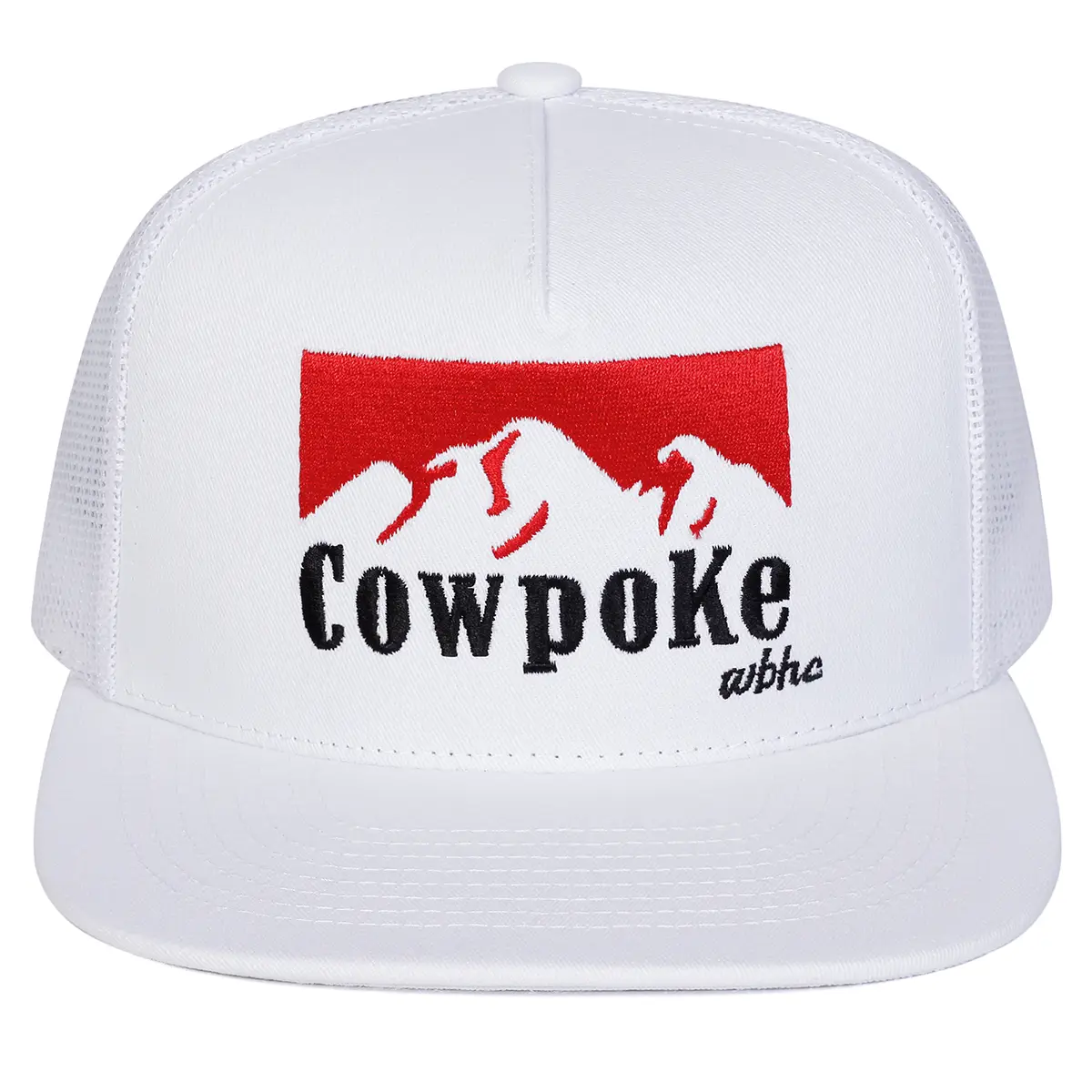 COWPOKE 3D Embroidery Trucker Hat | Adjustable & Sun-resistant, Great for Street Look, Surfing & Trips Soft Inner Lining Minimalist Style