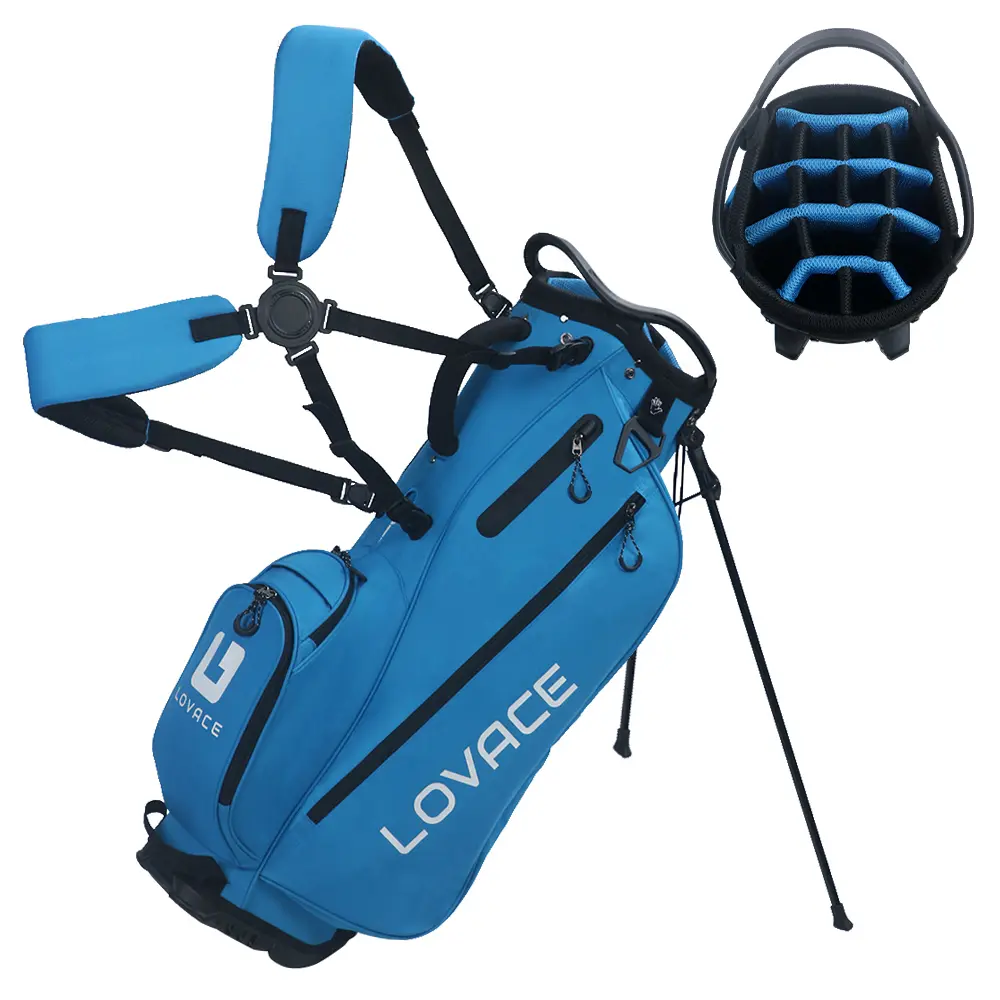 14-Way Golf Stand Bag with Cooler Pocket & Dual Shoulder Straps