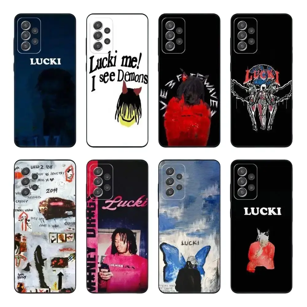 Lucki Rapper G-Gemini Phone Case For iPhone 17 promax 17e 17 16 15 14 13 12 11 Mini Pro Max Air For Samsung S26 Ultra S25 S24 S23 S22 FE Plus Edge Anti-Fall shockproof protection TPU Soft silicone Back Cover For Fans GiftFans Gift