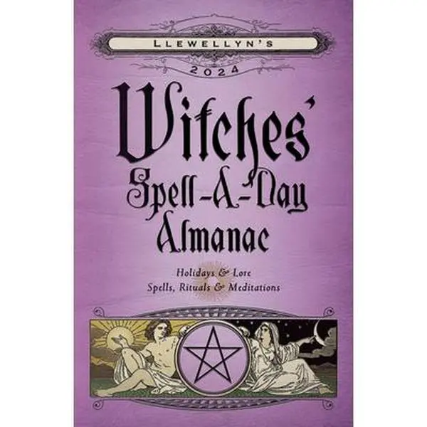 USED Book - Llewellyn's 2024 Witches' Spell-A-Day Almanac by Worldwide Ltd, Llewellyn (Paperback) - english