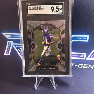 Panini Select 2020 Justin Jefferson #61 Card 9.5 Mint Condition Collectible Sports Trading Card