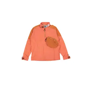 Parachute Half Zip Sweatshirt "Coral" OMBA041F19E300221910