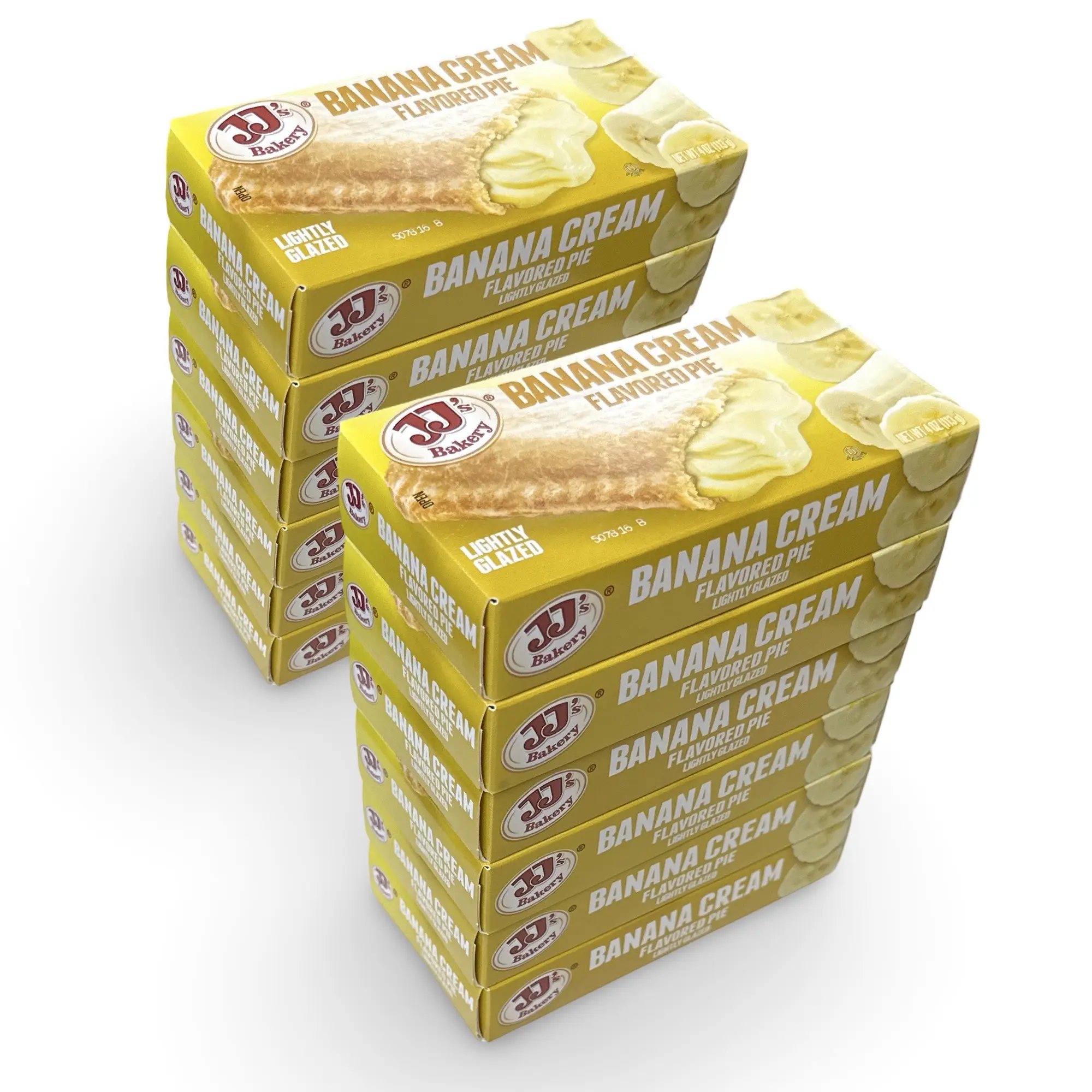 JJ's Bakery Banana Cream Glazed Snack Pies 4oz (Pack of 12) JJ's Bakery Banana Cream Glazed Snack Pies 4oz (Pack of 12)
