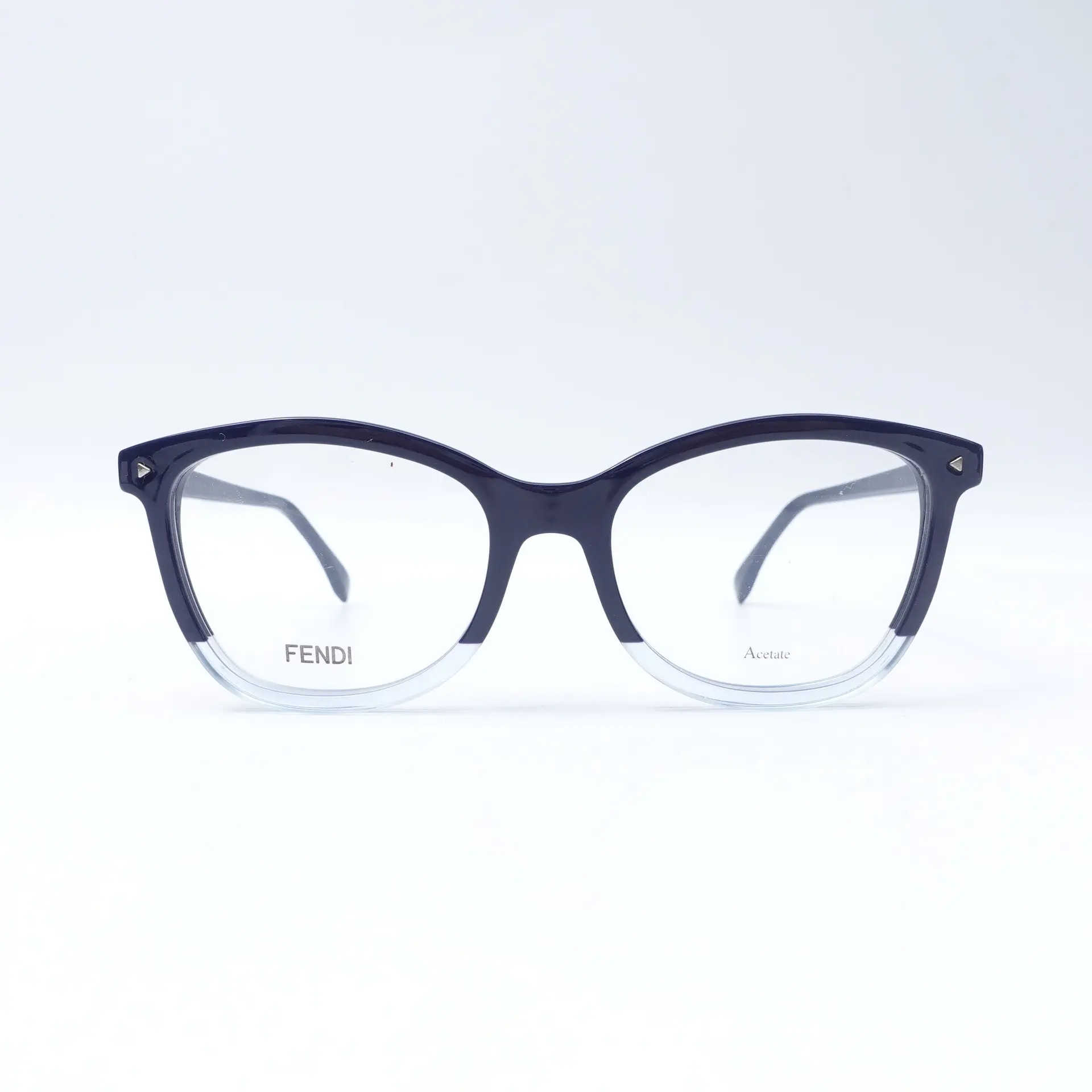Pre-owned Fendi Blue Resin Glasses T10406554