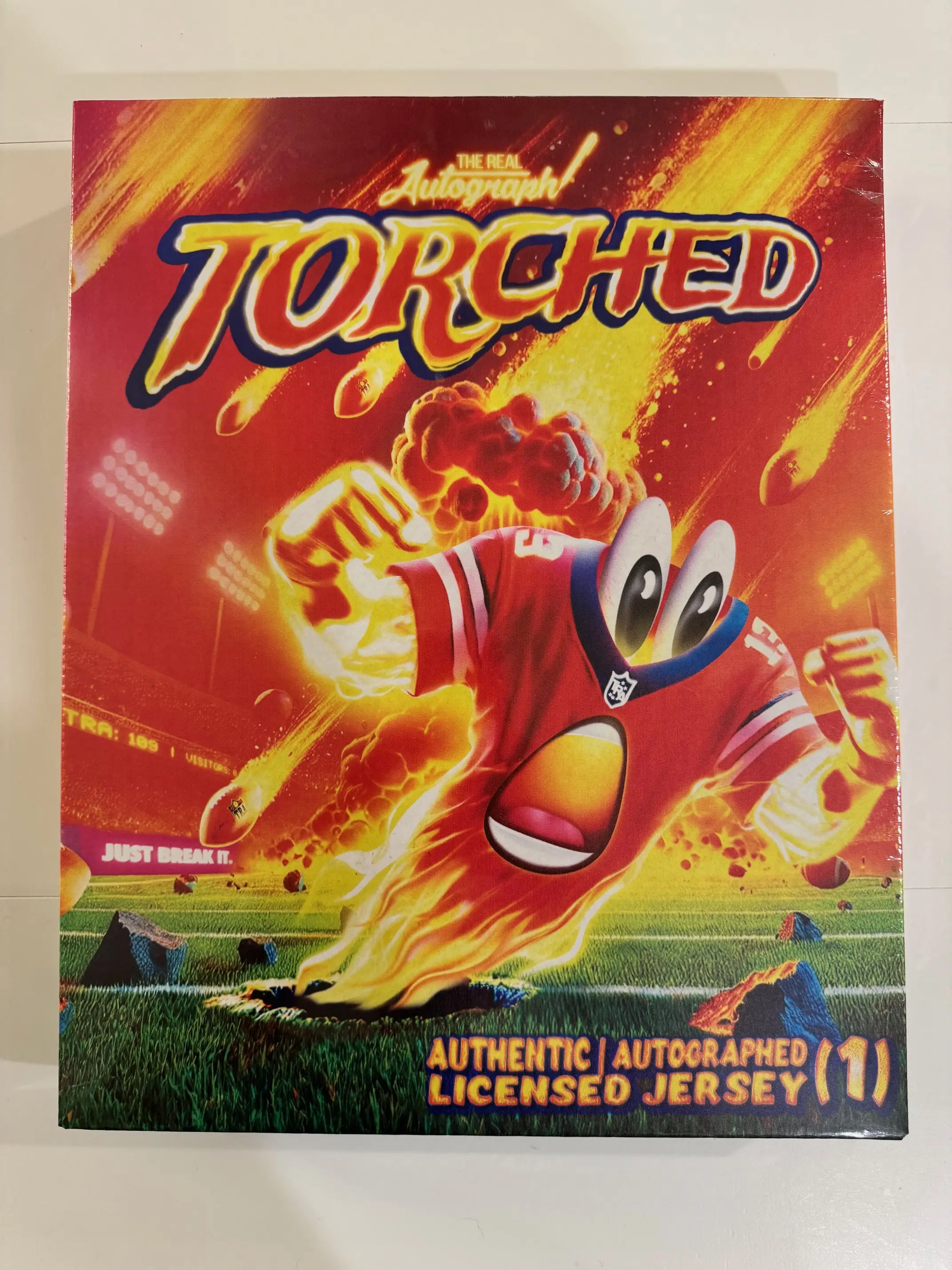 PYT Torched NFL Jersey Break - 1 signed football Jersey - 100% Authentics - Break 001