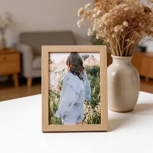 Desktop Photo Frame, 5-8 Inch Display Stand, Square Frame, Wall Mountable, Wall Gallery Frames, Living Room Bedroom Decor, Multi-Purpose Picture Frame