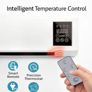 Low Noise Wall Mount Fan Compact All-Season Airflow Fan Space-Saving for Home Bedroom Living Room Ultra Quiet Personal Comfort Household Essential