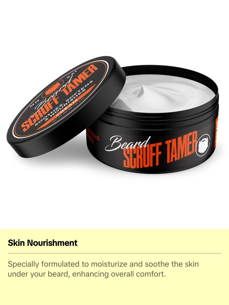 Wild Willies Beard Scruff Tamer - Original Product for Beard Care and Comfort. Moisturize your under beard!