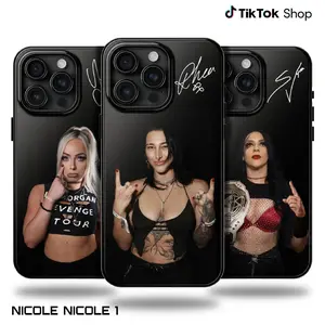 WWE Female Wrestler Iconic Signature phone Cases For iPhone12-17 Promax Pro Plus,It's a great gift for a good friend, suitable for holidays, birthdays, and partie