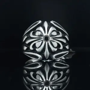 141837 - .06 black diamond ring