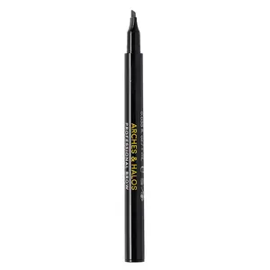 4 Prong Microblading Brow Pen - Charcoal by Arches and Halos for Women - 0.03 oz Eyebrow Pencil