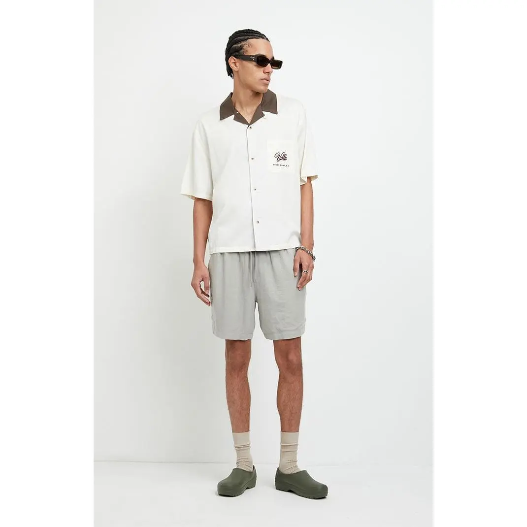 Pacsun Men's Gray Linen Shorts