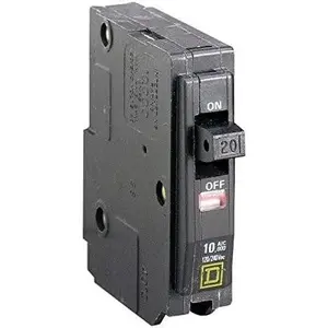 Square D QO QO120 20A Single-Pole 120V Circuit Breaker