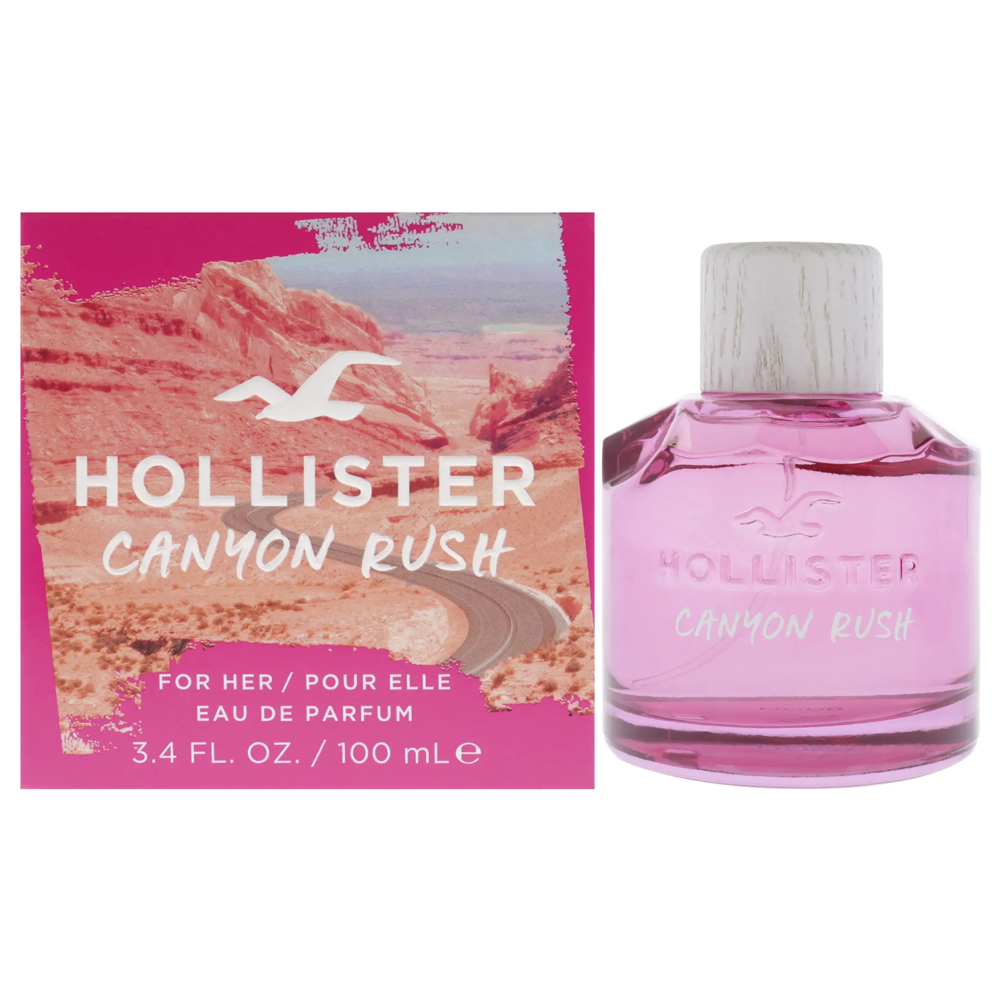 Canyon Rush by Hollister for Women - 3.4 oz EDP Spray daily perfume Canyon Rush by Hollister for Women - 3.4 oz EDP Spray daily perfume