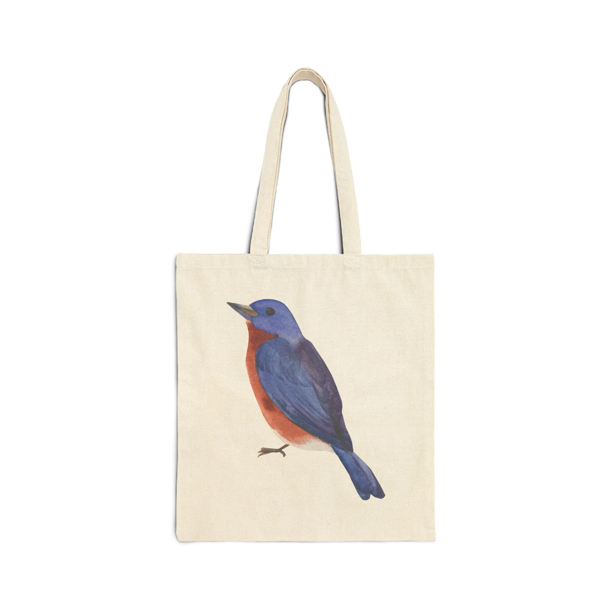 New York Script Tote Bag | Bluebird Illustration Tote
