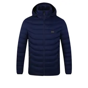 Skpabo Heated Jackets for Men Heated Body Warmer Winter Warm Heated Coat Zip up USB Electric Heated Thermal Puffer Jacket with 15 Heating Area for Outdoor Sports (No Battery) skpabo Clearance heated throw with sleeves