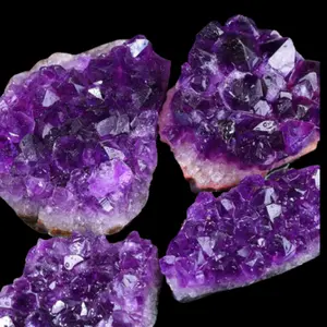 Amethyst Geode Natural Crystal Quartz Mineral Stone Rock Home Decor Geode