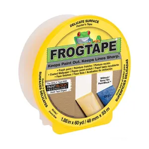 Painter's Tape For Delicate Surfaces - 1.88 in. x 60 Yds., Durable, Easy-to-Use, Ideal for Various Crafts and Projects