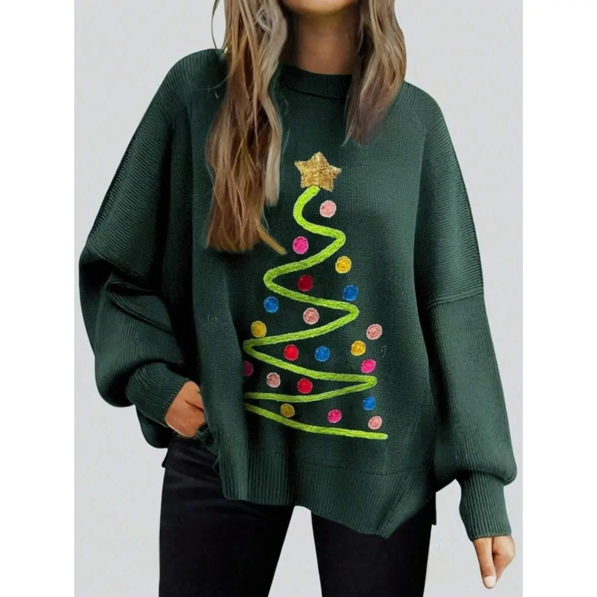 ·Dark green Christmas style