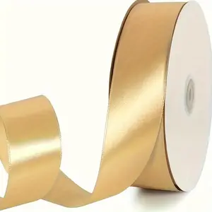 Wide Ribbon Roll, Solid Fabric Material, Perfect for Gift Wrapping & Party Decorations, Ideal for Floral Craft Sewing