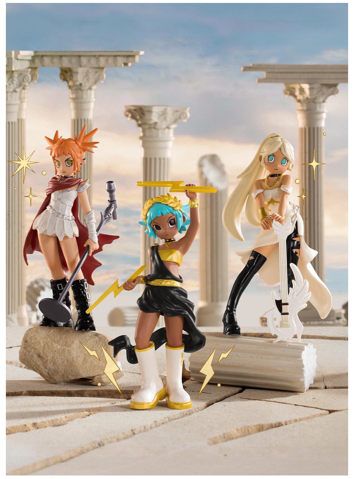 POP MART Peach Riot Power Chords Series Figures Blind Box teen boy gift