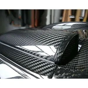 Carbon Fiber Pattern Car Stickers (1 Roll), Car Accessories, Waterproof Car Decals, Auto Exterior Decoration Accessories, Universal Sticker For Car & Motorcycle Decor