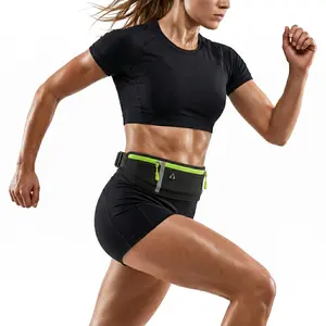 [Outdoor Gear] Slim Reflective Running Waistpack - Water-Resistant, Comfortable Storage Fanny Pack for Running Activities
