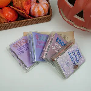 4PCS/Set $150 $300 $500 $1000 Mini Saving Challenge Binder Finance Checklist Organizer 4PCS/Set $150 $300 $500 $1000 Mini Saving Challenge Binder Finance Checklist Organizer