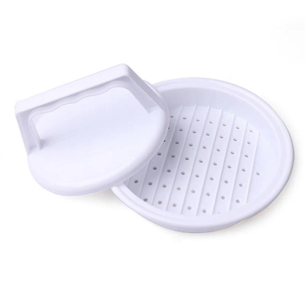 1 hamburger press kitchen utensil, plastic patty mold, barbecue party hamburger making mold, kitchen tool