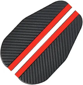 2PCS Car Side Rearview Mirror Visor Guards, Carbon Fiber Auto Rain Eyebrows, Side Mirror Rain Covers, Universal for Sedans, Trucks, SUVs, Vehicle