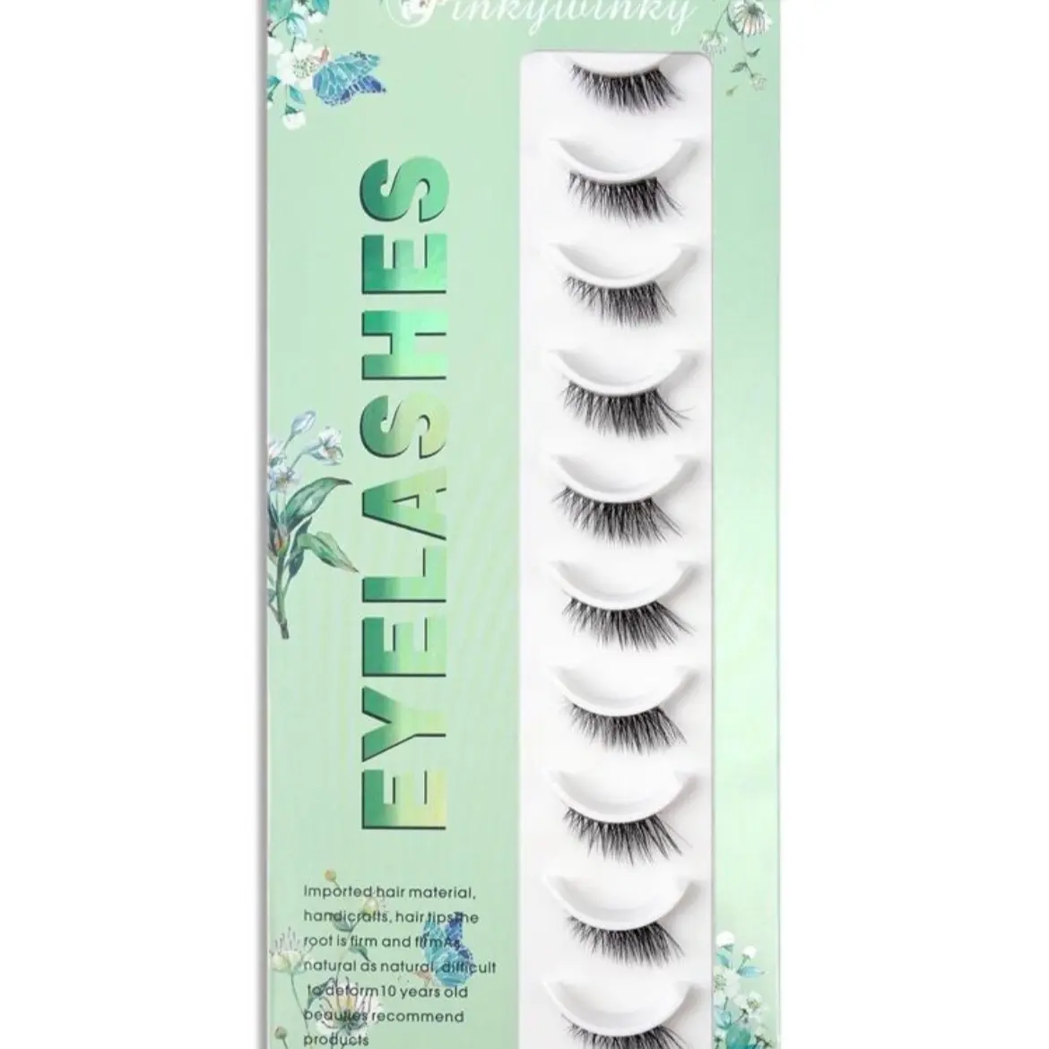 Makeup - False Natural Eyelashes for Flawless Look - Eyelash Extension Eyelashes Extensions Daily Cosmetic