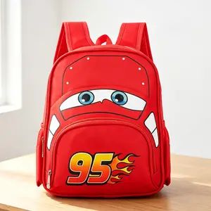 2026 New Kindergarten Backpack Waterproof Cute Children's Backpack Cartoon Bag Cute Children's Backpack Cartoon Car Backpack Casual Suitable for Children's Day and Birthday Gifts