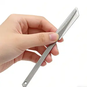 2/4pc Nail Care Tool Set, Manicure, Pedicure Scraper, Dead Skin Exfoliator, Foot Care Essential, Beauty Accessory, Stainless Steel Material