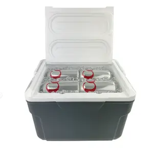 10 Quart Hard Side Cooler, Gray - 14-Can Capacity