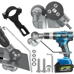 New electric drill metal cutter, sheet metal cutting drill attachment, sheet metal cutter, sheet metal cutter, for cutting iron plate, color steel tile, aluminum plate, copper plate and so on.
