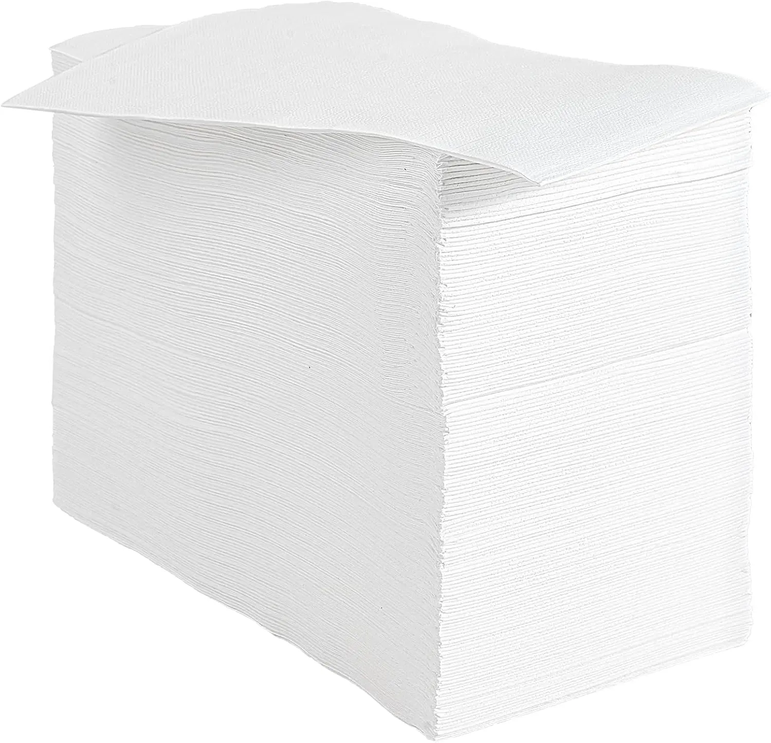 200-Pack White 3-Ply Disposable Paper Napkins, Soft Absorbent Dinner Napkins for Weddings, Parties, Catering and Everyday Use